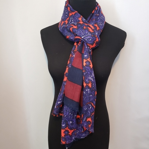 Ann Taylor Mixed Pattern Scarf - Picture 5 of 6